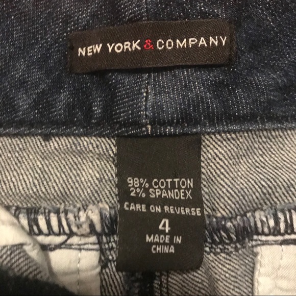 New York & Company Bluish Black Shorts Size 4 - Picture 6 of 7